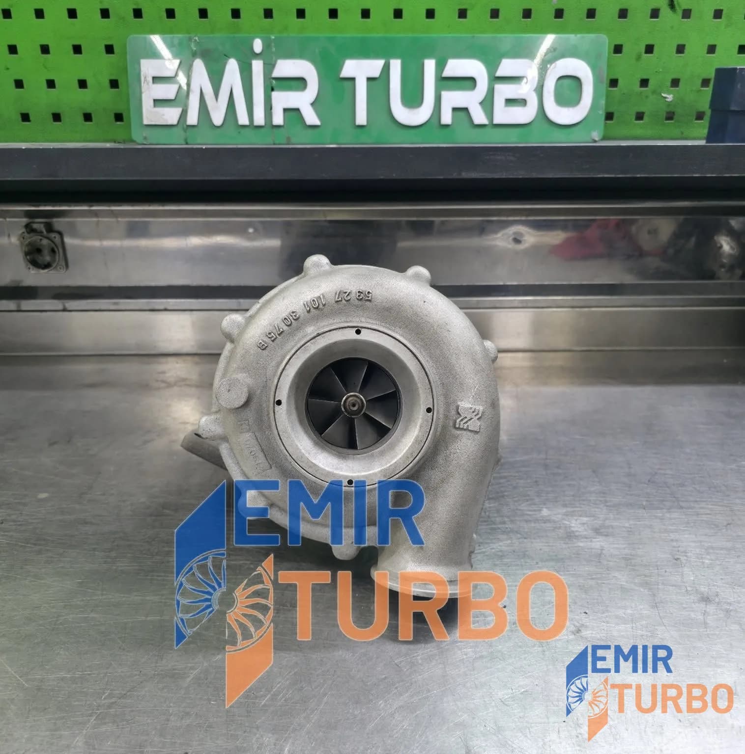 BorgWarner K27.2 Turbo Ford Cargo 2524 3230 NHDD 2C466K682AA turbo — fotoğraf 1/4