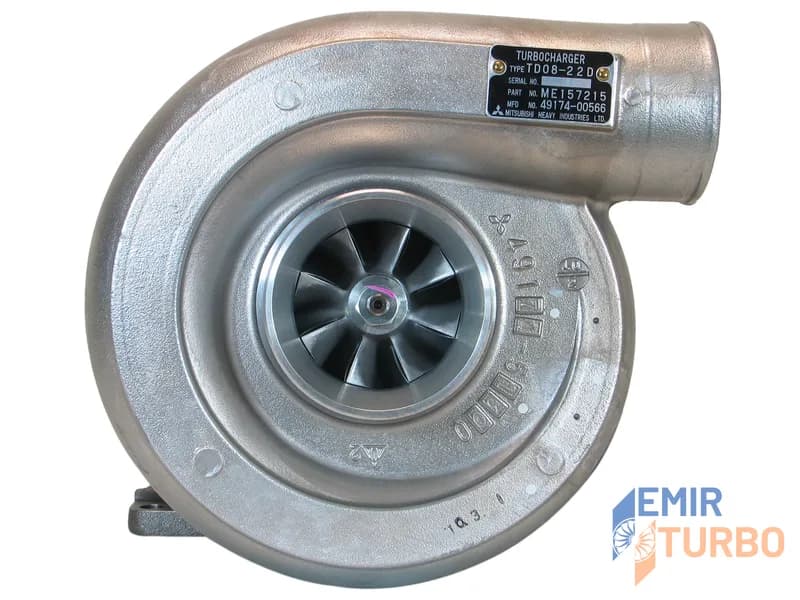 Mitsubishi TD08 Turbo Kato Kobelco Excavator Fuso 6D22T 11.1L 49174-00680 turbo