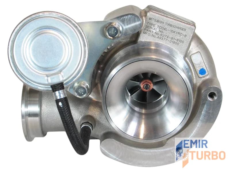 Mitsubishi TD04L Turbo Komatsu Construction Cummins B3.3TAA 3.3L 49377-01800 turbo